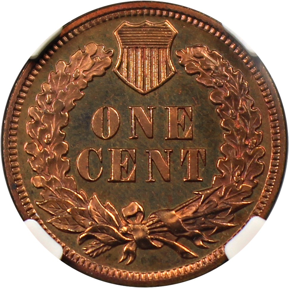 image for: 1890 1c NGC/CAC Proof 64 RB