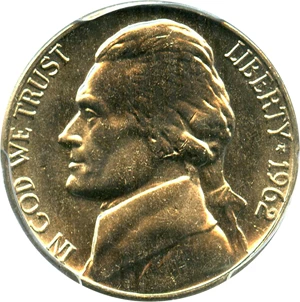 image for: 1962-D 5c PCGS MS65 - No Reserve!