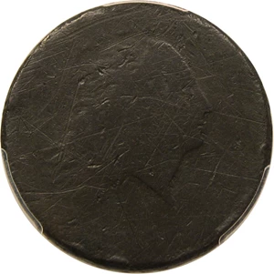 image for: 1793 Chain 1c PCGS Genuine AG Details (Damage, AMERICA)