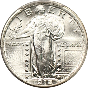 image for: 1918 25c PCGS/CAC MS66+