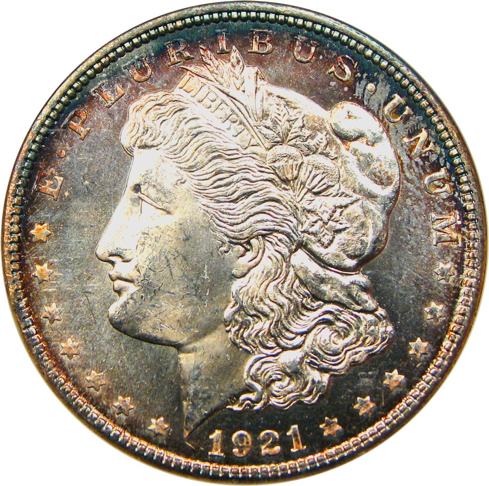 image for: 1921 Morgan $1 NGC MS64 DMPL