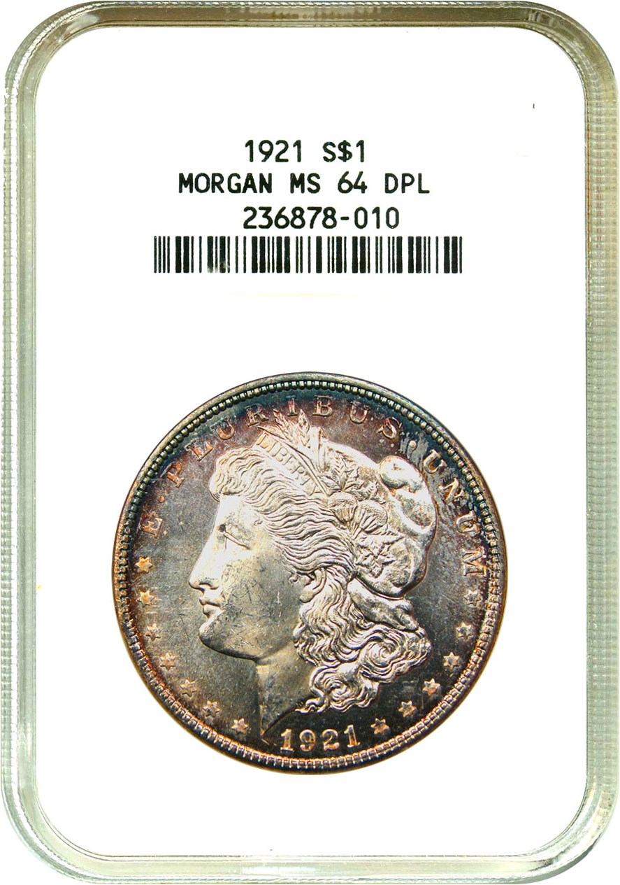 image for: 1921 Morgan $1 NGC MS64 DMPL
