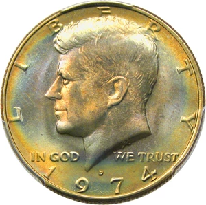 image for: 1974-D 50c PCGS MS66+
