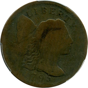 image for: 1795 1c PCGS AG-03 BN (Plain Edge)