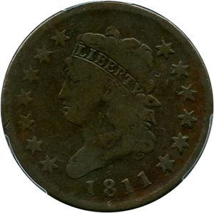 image for: 1811 1c PCGS Good-06 BN