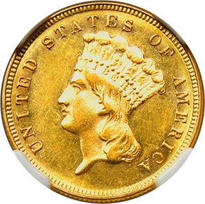 image for: 1882 $3 NGC MS61