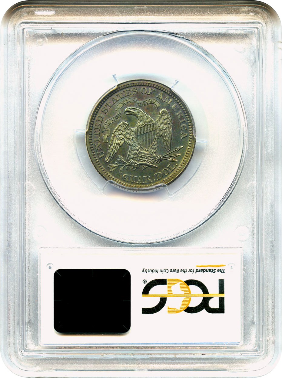 image for: 1865 Pattern 25c PCGS Proof 64 BN (J-426)
