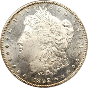 image for: 1892-CC $1 PCGS MS64 PL - DLRC Discount
