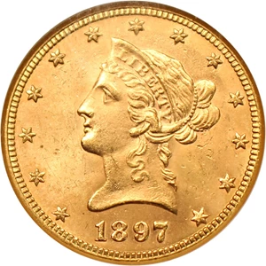 image for: 1897 $10 NGC MS64 - No Reserve!
