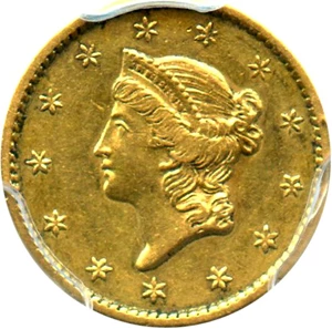 image for: 1854-S G$1 PCGS AU55 (Type 1)