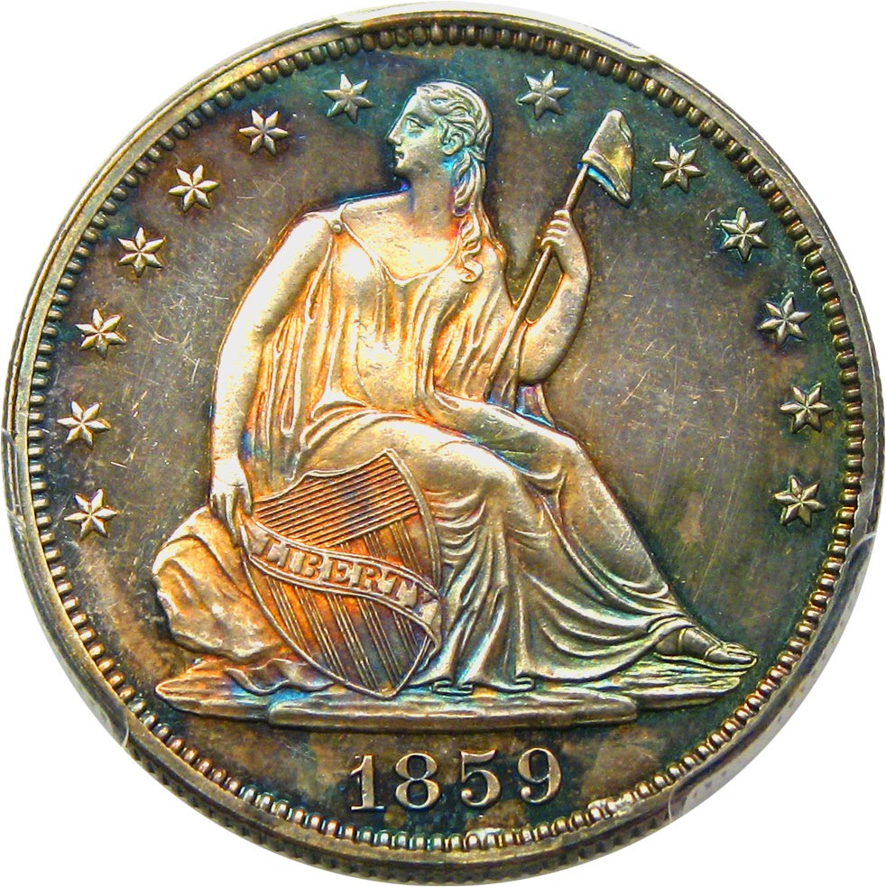 image for: 1859 50c PCGS Proof 63