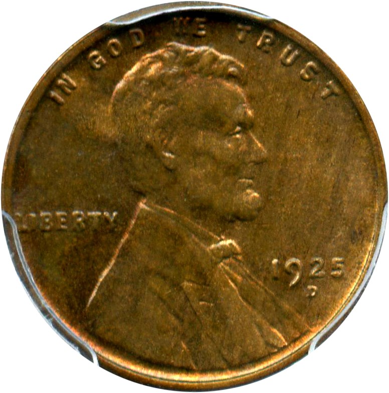 image for: 1925-D 1c PCGS MS63 BN