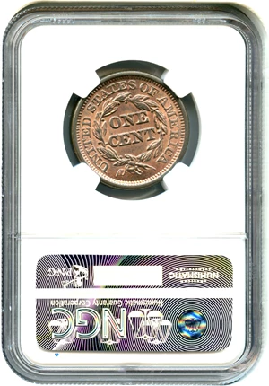 image for: 1846 1c NGC/CAC MS65 RB (N-8, Small Date)