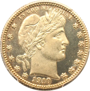 image for: 1910 25c PCGS/CAC Proof 64 CAM