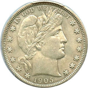 image for: 1905 50c PCGS MS62