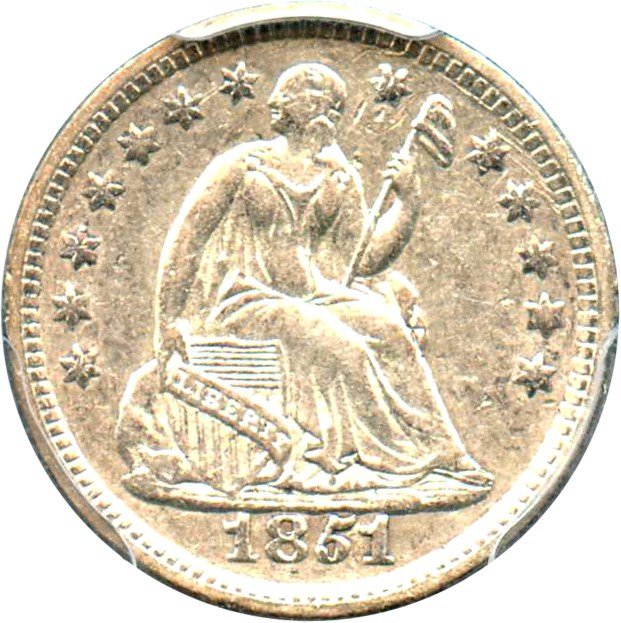 image for: 1851-O H10c PCGS AU50