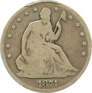 image for: 1871-CC 50c PCGS Good-06