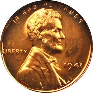 image for: 1941 1c NGC Proof 62 RB