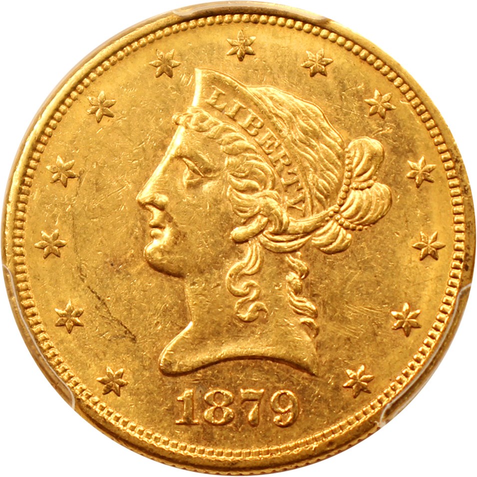 image for: 1879-S $10 PCGS MS62- Vault Value!