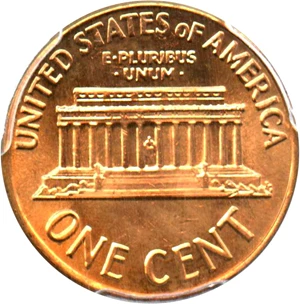 image for: 1972-S 1c PCGS MS66 RD