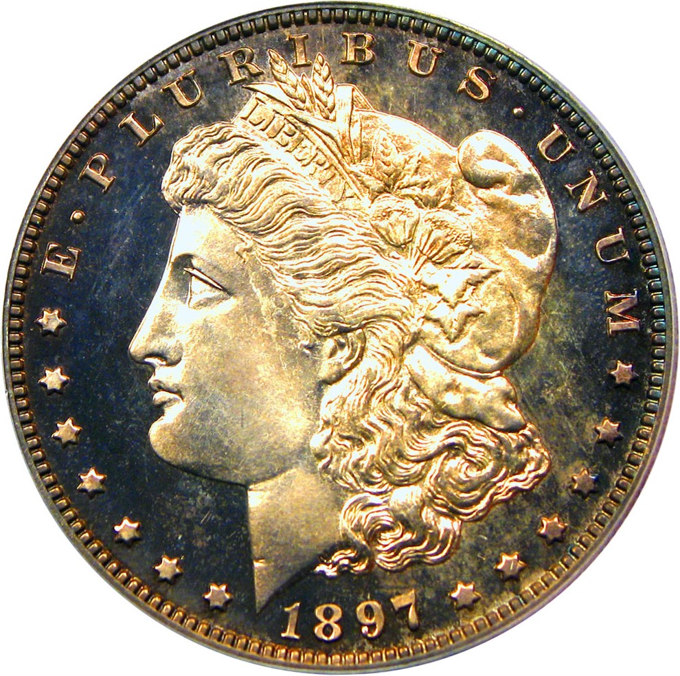 image for: 1897 $1 PCGS/CAC Proof 64 CAM