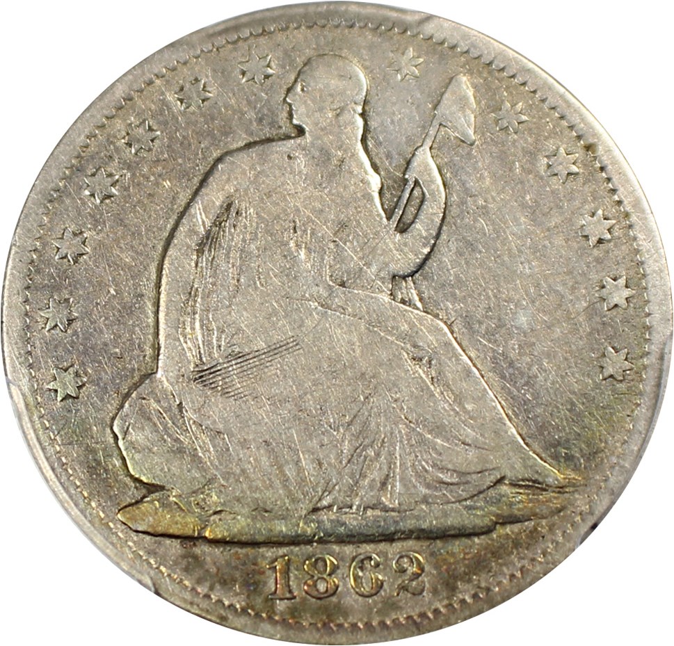 image for: 1862 50c PCGS VG-10
