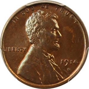image for: 1914-S 1c PCGS/CAC MS64 BN