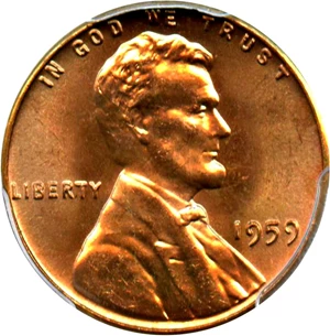 image for: 1959 1c PCGS MS66+ RD