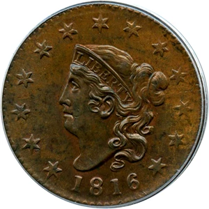 image for: 1816 1c PCGS MS64 BN (Newcomb 4)