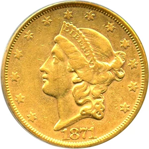 image for: 1871-S $20 PCGS XF40 (OGH) - No Reserve!