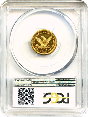 image for: 1907 $2 1/2 PCGS Proof 63 CAM