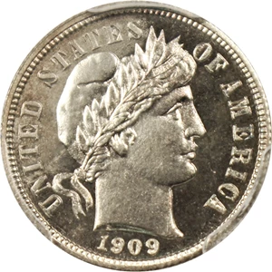 image for: 1909 10c PCGS Proof 65