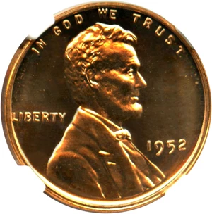 image for: 1952 1c NGC Proof 67 RD CAM - No Reserve!