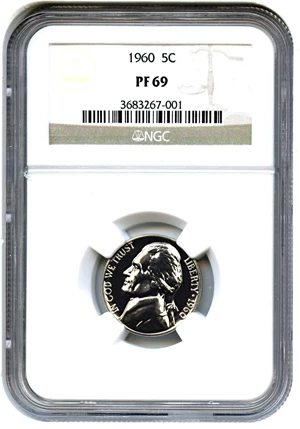 image for: 1960 5c NGC Proof 69