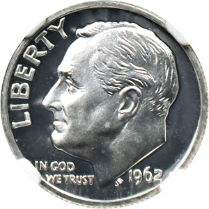 image for: 1962 10c NGC Proof 68 UCAM