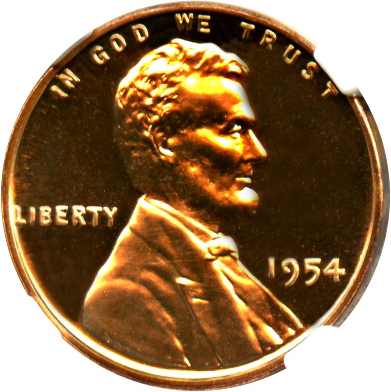 image for: 1954 1c NGC Proof 67 RD CAM - No Reserve!