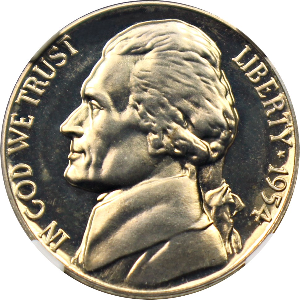 image for: 1954 5c NGC Proof 68 CAM