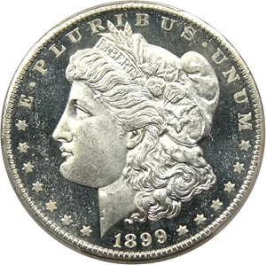 image for: 1899-O $1 PCGS/CAC MS65+ DMPL