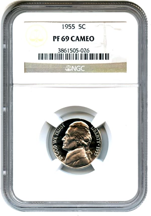 image for: 1955 5c NGC Proof 69 CAM - No Reserve!