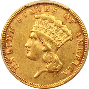 image for: 1888 $3 PCGS/CAC AU58