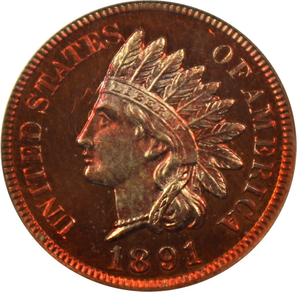 image for: 1891 1c PCGS Proof 64 RD