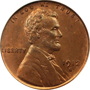 image for: 1912-S 1c PCGS/CAC MS64 RB