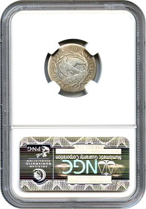 image for: 1797 10c NGC VF Details (Scratched, Repaired, 16 Stars)