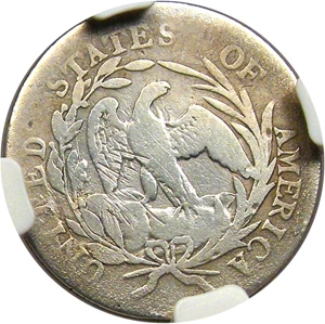 image for: 1797 10c NGC VF Details (Scratched, Repaired, 16 Stars)