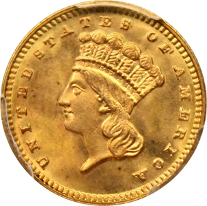 image for: 1887 G$1 PCGS/CAC MS67