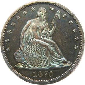image for: 1870 50c PCGS Proof 64