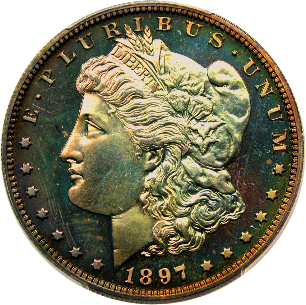 image for: 1897 $1 PCGS/CAC Proof 65 CAM