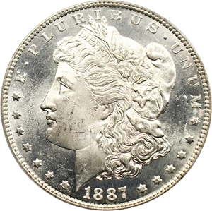 image for: 1887-O $1 PCGS/CAC MS64 PL
