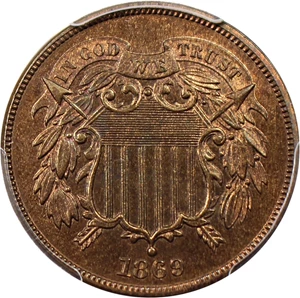 image for: 1869 2c PCGS/CAC Proof 66 RB