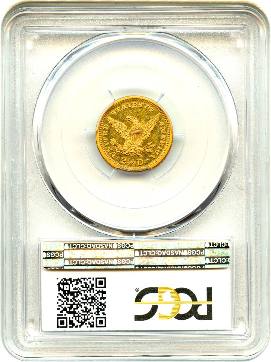 image for: 1890 $2 1/2 PCGS Proof 63 DCAM